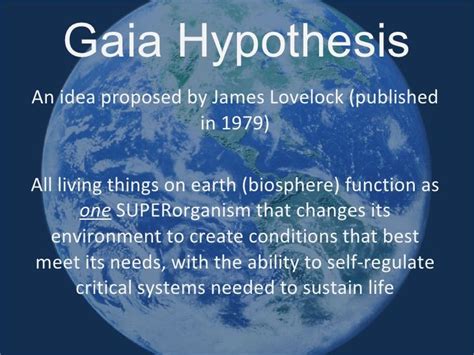 the gaia hypothesis the earth as a system | Earth quotes, Theory quotes, Hypothesis