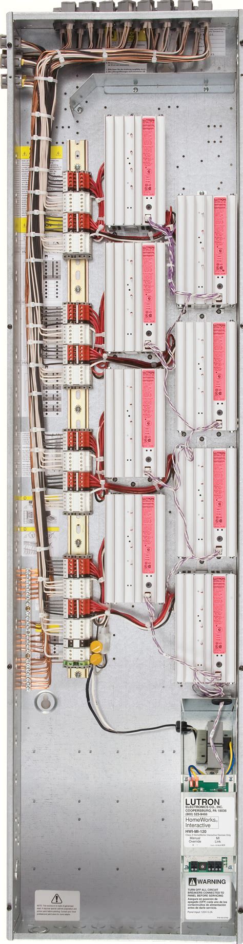 Lutron Homeworks Hard Wired Lighting Control Panel