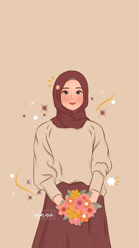 81 Hijab Cartoon Wallpaper Hd - MyWeb