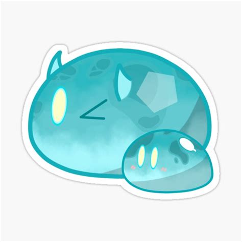 "Hydro Slime| Genshin Impact" Sticker for Sale by karylle1124 | Redbubble