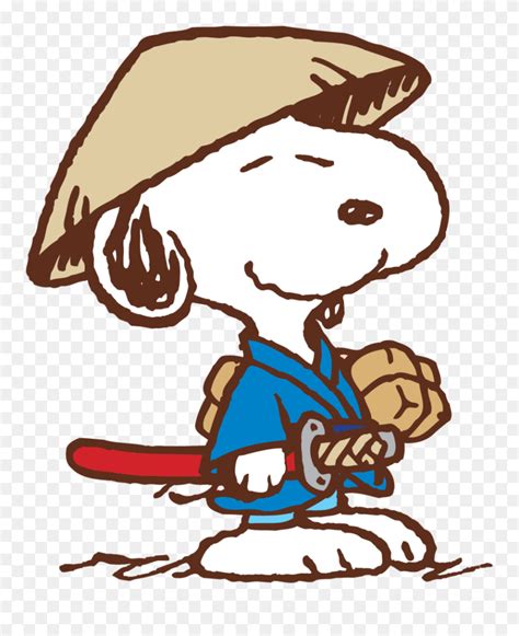 Samurai Snoopy-san - Snoopy Png Clipart (#379530) - PinClipart