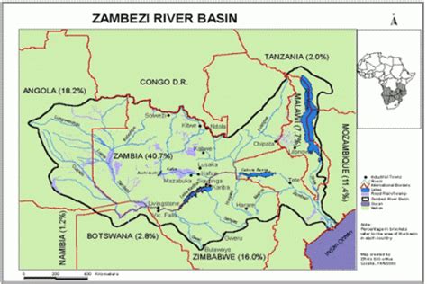 Zambezi River On World Map / ALN No. 44: Varady/Milich II: image: Zambezi River basin map : The ...