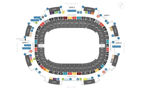 Bc stadium map - Bc place seating map with rows (British Columbia - Canada)