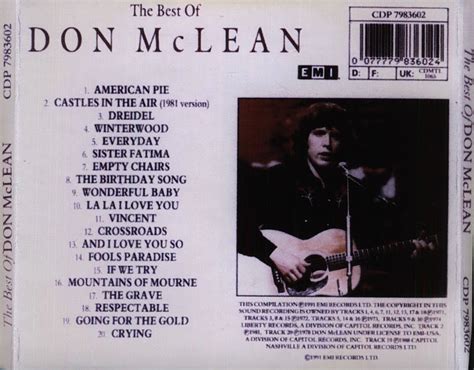 My music new: Don McLean - The Best Of Don McLean