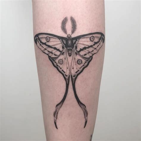 102 Magical Luna Moth Tattoo Ideas and Meanings - Body Art Guru