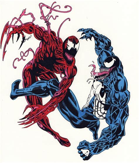 Dibujos De Carnage Y Venom