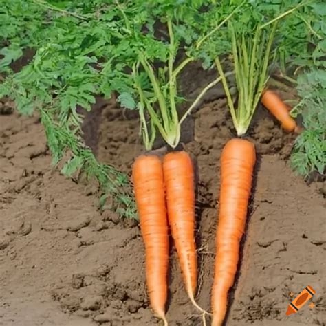 Image of carrot farming on Craiyon