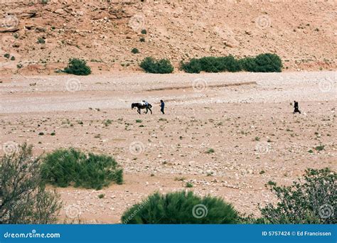 Dry river stock photo. Image of tinerhir, stream, dust - 5757424