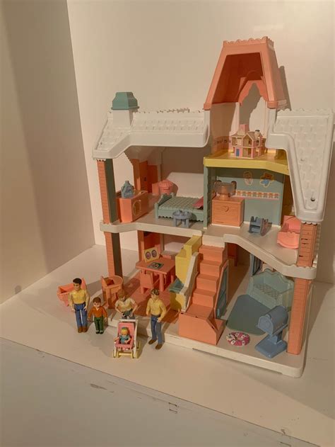 Vintage Playskool Dollhouse 1990 With Accessories. - Etsy | Playskool dollhouse, Doll house ...