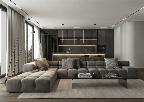 Monochrome Interior Design :: Behance