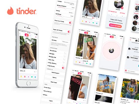 Tinder iOS UI Kit Sketch freebie - Download free resource for Sketch - Sketch App Sources