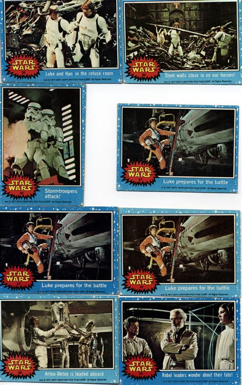 71 Vintage Topps 1977 Star Wars Trading Cards | eBay