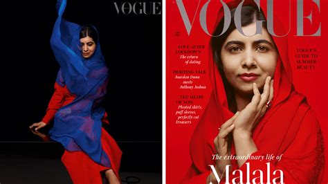 Malala Yousafzai Vogue : Malala Yousafzai Beautifully Graces The Vogue ...