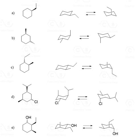 How To Draw Chair Conformations