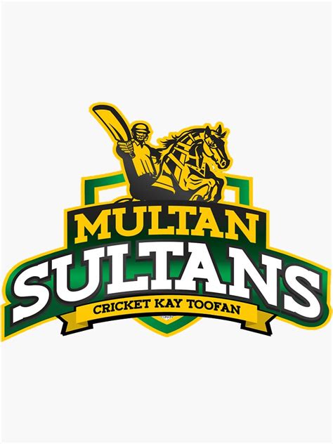 "Multan Sultans Cricket Team logo" Sticker for Sale by fizana | Redbubble