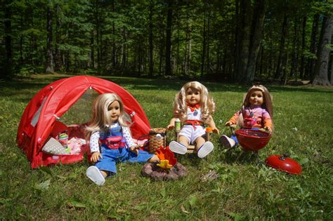 American Girl Doll Play: The Camping Trip | Doll play, Camping trips ...