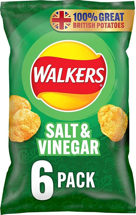 Walkers Salt & Vinegar Crisps | 10+ Walkers Chips Flavours Available ...