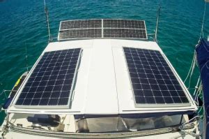 Marine solar panel installation - Christian Solar