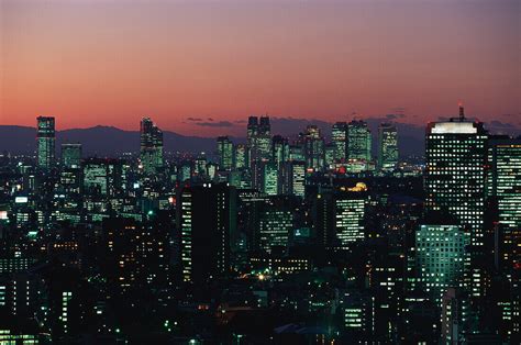 Tokyo Skyline at Night, Shinjuku Area, … – License image – 70086093 ...