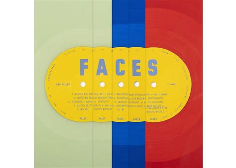 Mac Miller Faces Tri-Color Edition 3XLP Vinyl Green, Red & Blue - FW21 - US