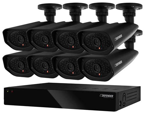 Customer Reviews: Defender 8-Channel, 8-Camera Indoor/Outdoor DVR Surveillance System Black ...