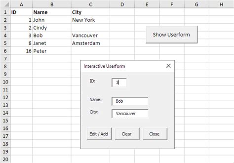 interactive userform (read/write)