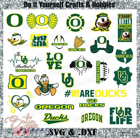 Oregon Ducks Football Custom University Designs. SVG Files, Cricut ...