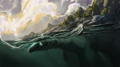 ArtStation - Ocean Dragon