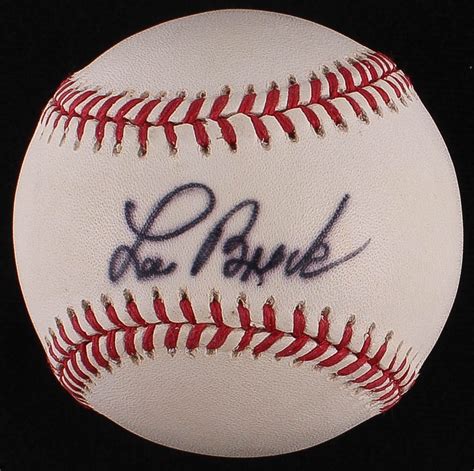 Lou Brock Signed ONL Baseball (PSA Hologram) | Pristine Auction