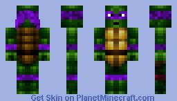 Donatello (Teenage Mutant Ninja Turtles) Minecraft Skin