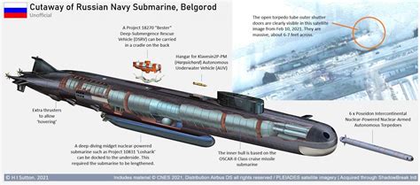 Satellite revealed Russian nuclear 'monster' Poseidon