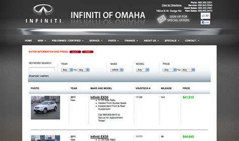 Infiniti of Omaha Auto Search - Omaha Media Group