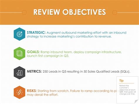 Quarterly Business Review Template