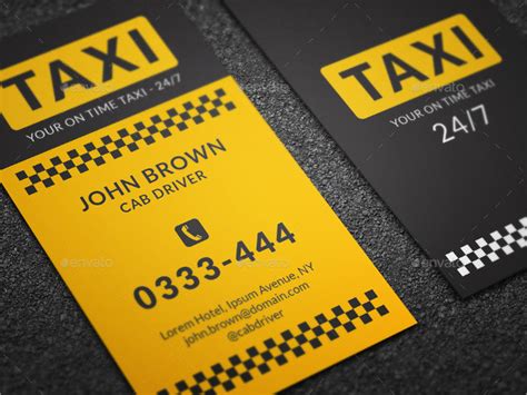 21+ Taxi Business Card Templates - Free & Premium Download