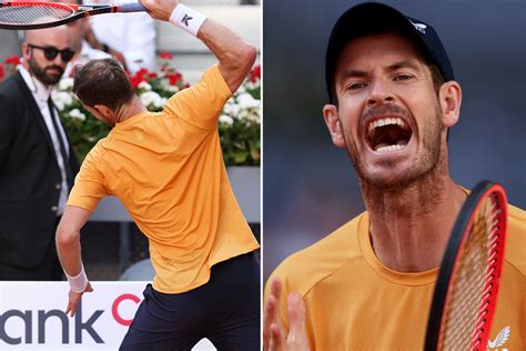 Fuming Andy Murray smashes racket in almighty rage after suffering worst-ever defeat on clay ...