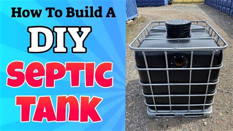 diy septic tank - diy septic tank - YouTube