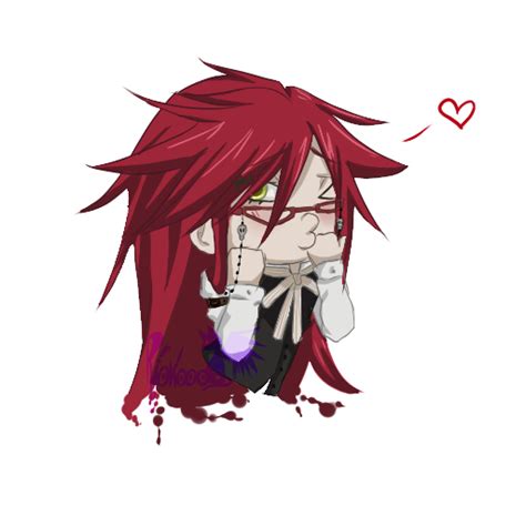 Grell Black Butler Chibi