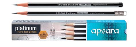 Black Wood Apsara Platinum Extra Dark Pencil, For Writing, Rs 37 /pack | ID: 5715609433