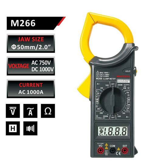 Digital AC Clamp Meter Mastech 266 Original with Calibration ...