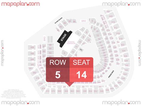 Baltimore Oriole Park at Camden Yards detailed interactive seating ...