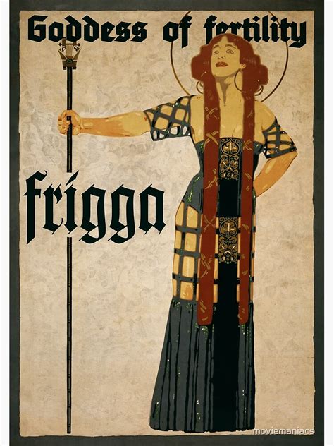 "Frigga - Mother of Thor" Poster for Sale by moviemaniacs | Redbubble