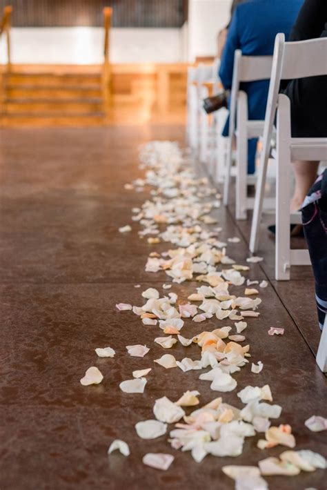 Loose rose petals lining the aisle | Flower petals wedding aisle ...