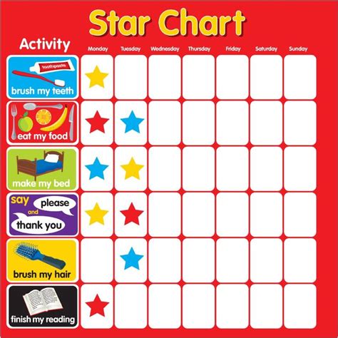 Star Reward Charts | Printable Shelter | Printable reward charts ...