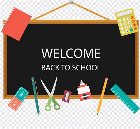 Blackboard, poster design school, text, school Supplies png | PNGEgg