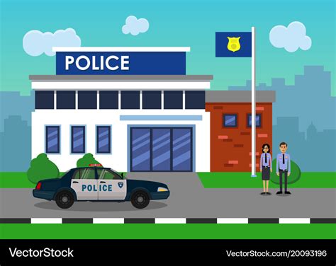 50 best ideas for coloring | Police Station Cartoon