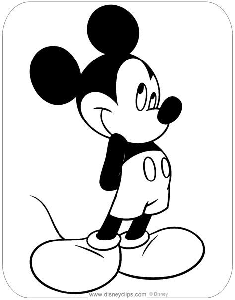 Mickey Mouse Coloring Pages | Disney's World of Wonders