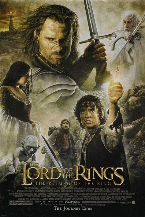 Lord Of The Rings Return Of The King Movie Poster