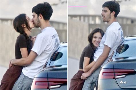 Olivia Rodrigo, 18, kisses and cuddles her producer boyfriend Adam Faze, 24, as they confirm ...