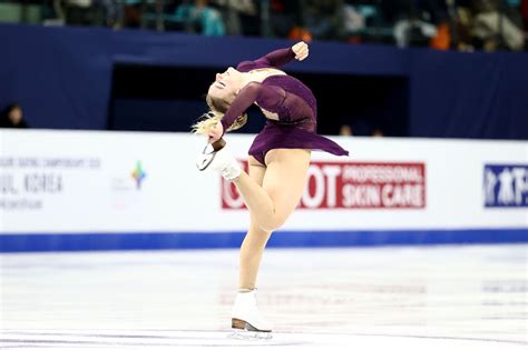 Bi/pan figure skater Amber Glenn scores in top 10 at Four Continents ...