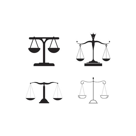 Premium Vector | Justice scale icon